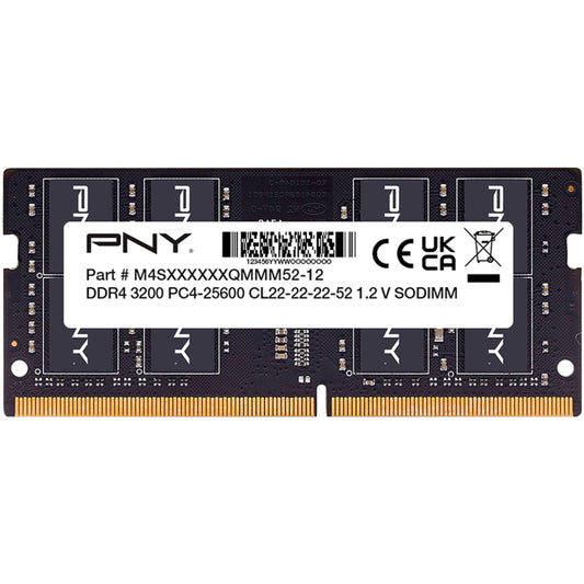 Memoria RAM PNY DDR4 de 32gb  3200 Mhz Portátil