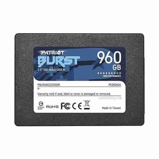 Disco solido Patriot Burst Elite SATA III 960GB SSD 2.5" - Disco duro y memorias