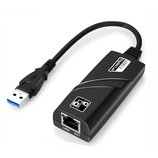 Adaptador convertidor USB 3.0 a RJ45 ﻿10/100/1000 Mbps