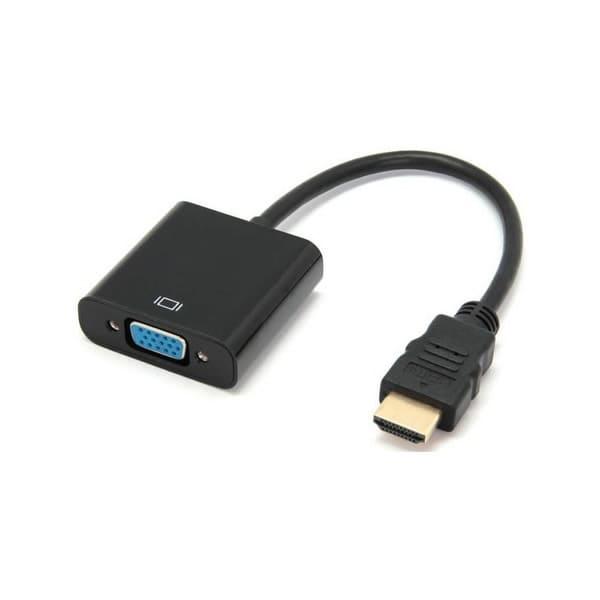 Cable Convertidor De Hdmi A Vga Pc Laptop Tv Monitor Pasivo - DISCO DURO Y MEMORIAS 