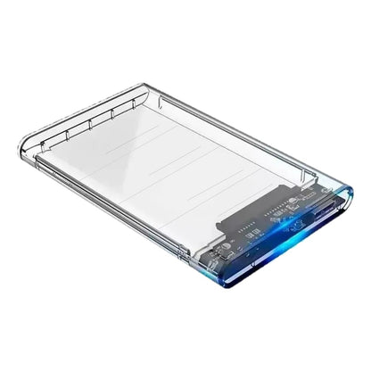 Caja Externa Sata Disco Duro 2.5'' USB 3.0 Transparente