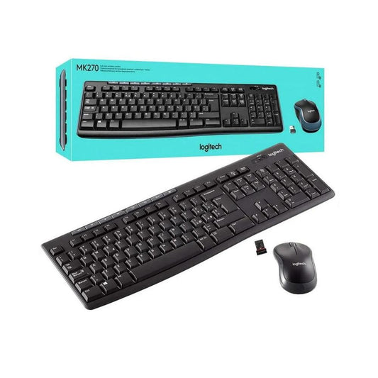 Logitech Mk270 Combo Teclado Multimedia Y Mouse Inalámbrico - DISCO DURO Y MEMORIAS 