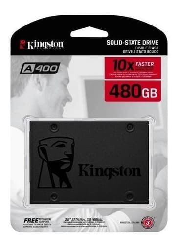 Disco solido de 480gb Kingston + adaptador 2.5"