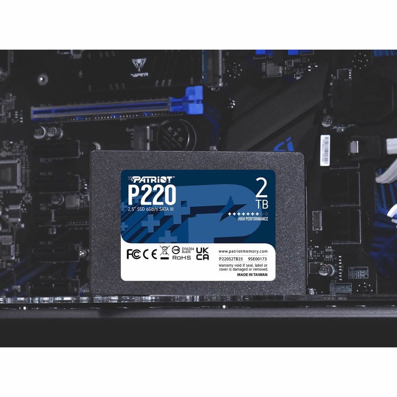 Disco solido SSD Patriot P220 SATA III 2TB Interno