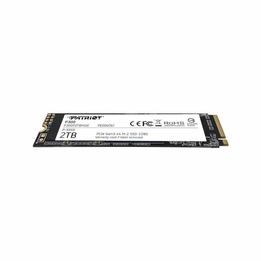 Disco Solido Patriot P300 M.2 PCIe Gen 3x4 2TB - DISCO DURO Y MEMORIAS 