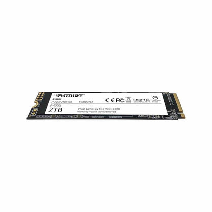 Disco Solido Patriot P300 M.2 PCIe Gen 3x4 2TB - DISCO DURO Y MEMORIAS 