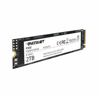 Disco Solido Patriot P300 M.2 PCIe Gen 3x4 2TB - DISCO DURO Y MEMORIAS 