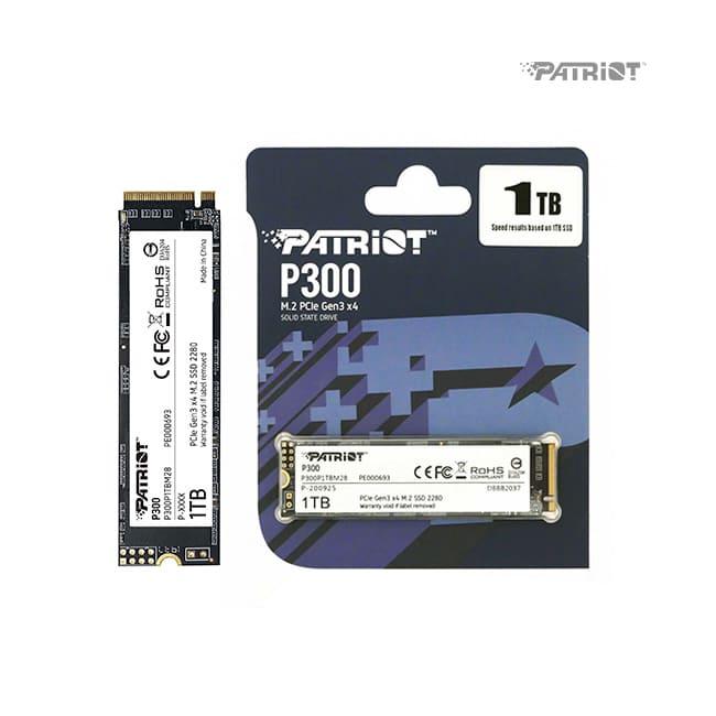 Disco Solido Ssd Patriot P300 1TB M.2 Pcle Gen 3x4 Nvme - DISCO DURO Y MEMORIAS 