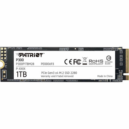 Disco Solido Ssd Patriot P300 1TB M.2 Pcle Gen 3x4 Nvme - DISCO DURO Y MEMORIAS 