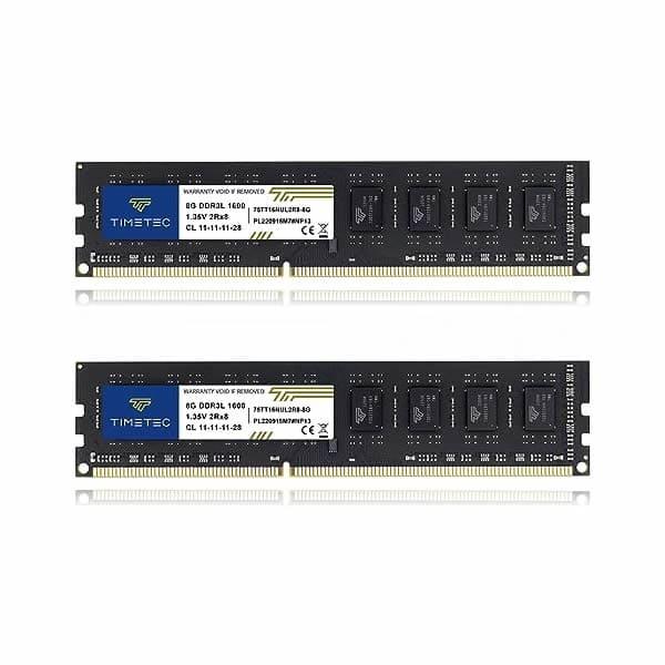 Kit Memoria RAM DDR3L 16GB (2*8) 1600 Mhz para PC - DISCO DURO Y MEMORIAS 