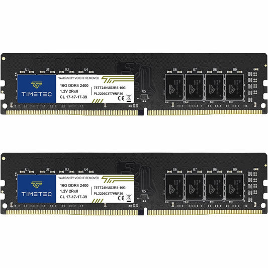 Kit Memoria RAM DDR4 32GB (2*16GB) 2400 Mhz para PC