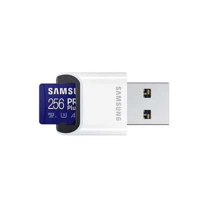 Memoria Micro Sd Samsung 256Gb PRO PLUS Con Lector USB 180MB/s