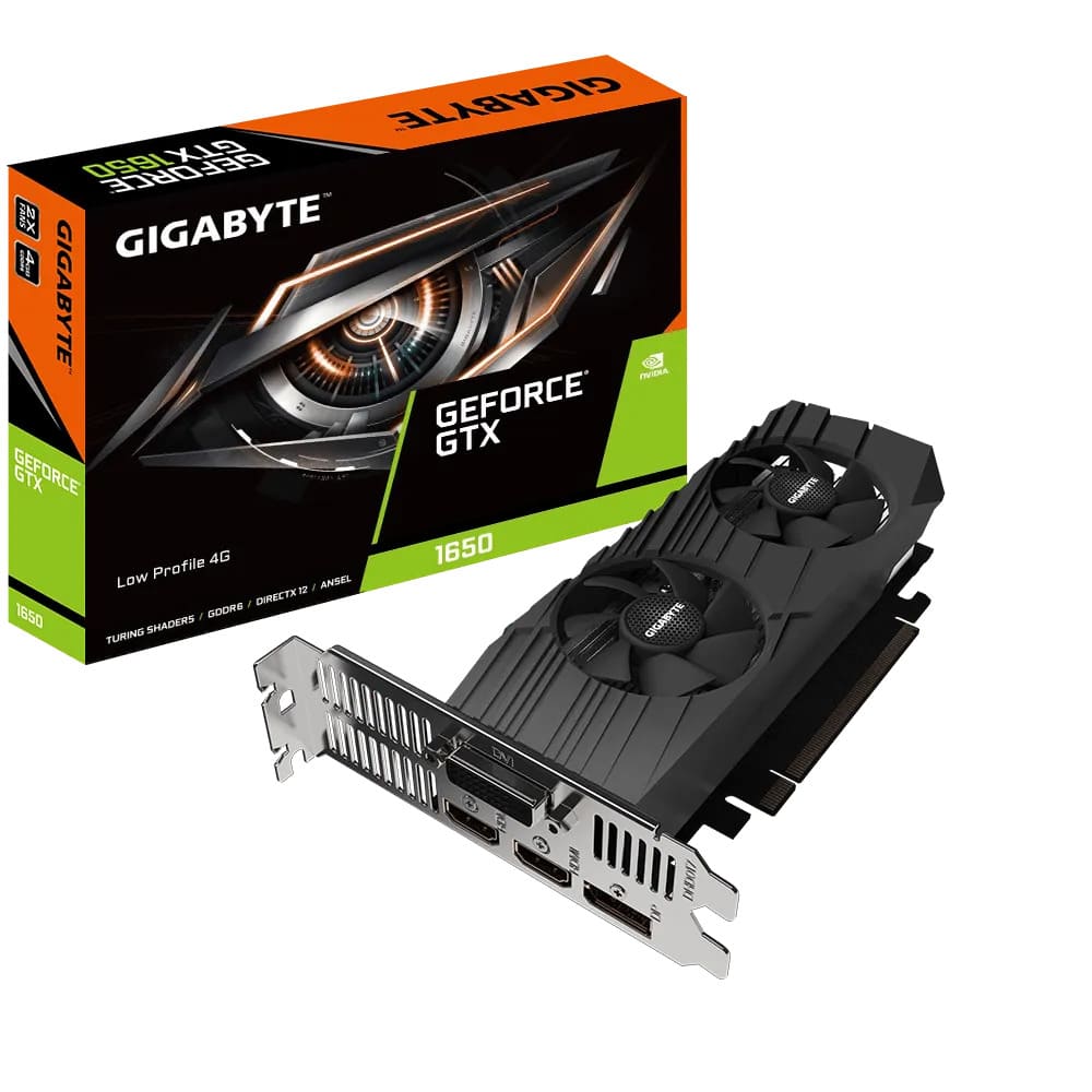 Tarjeta de Video GeForce GTX 1650 D6 Low Profile 4G