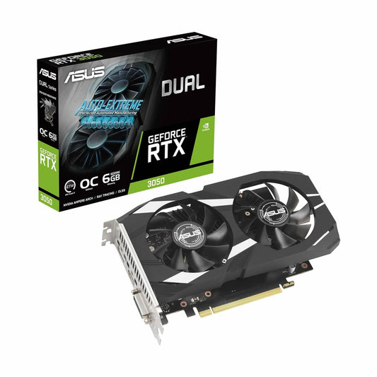 Tarjeta de Video ASUS GeForce RTX 3050 6GB PCIe 4.0 - DISCO DURO Y MEMORIAS 