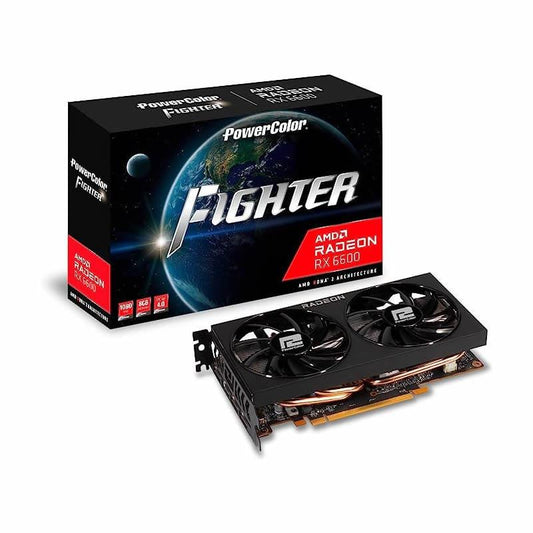 Tarjeta de Video AMD RADEON RX 6600 GDDR6 de 8gb - DISCO DURO Y MEMORIAS 