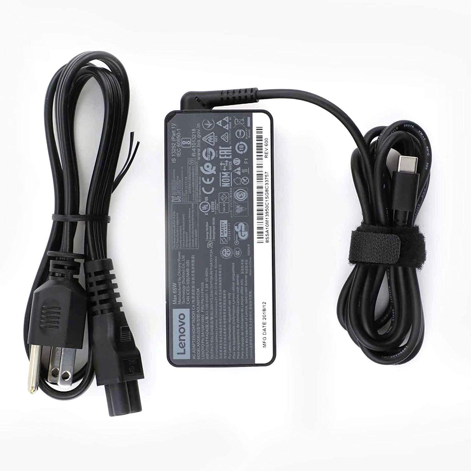 Cargador Portatil Lenovo Thinkpad Usb Tipo C 65W - Disco duro y memorias