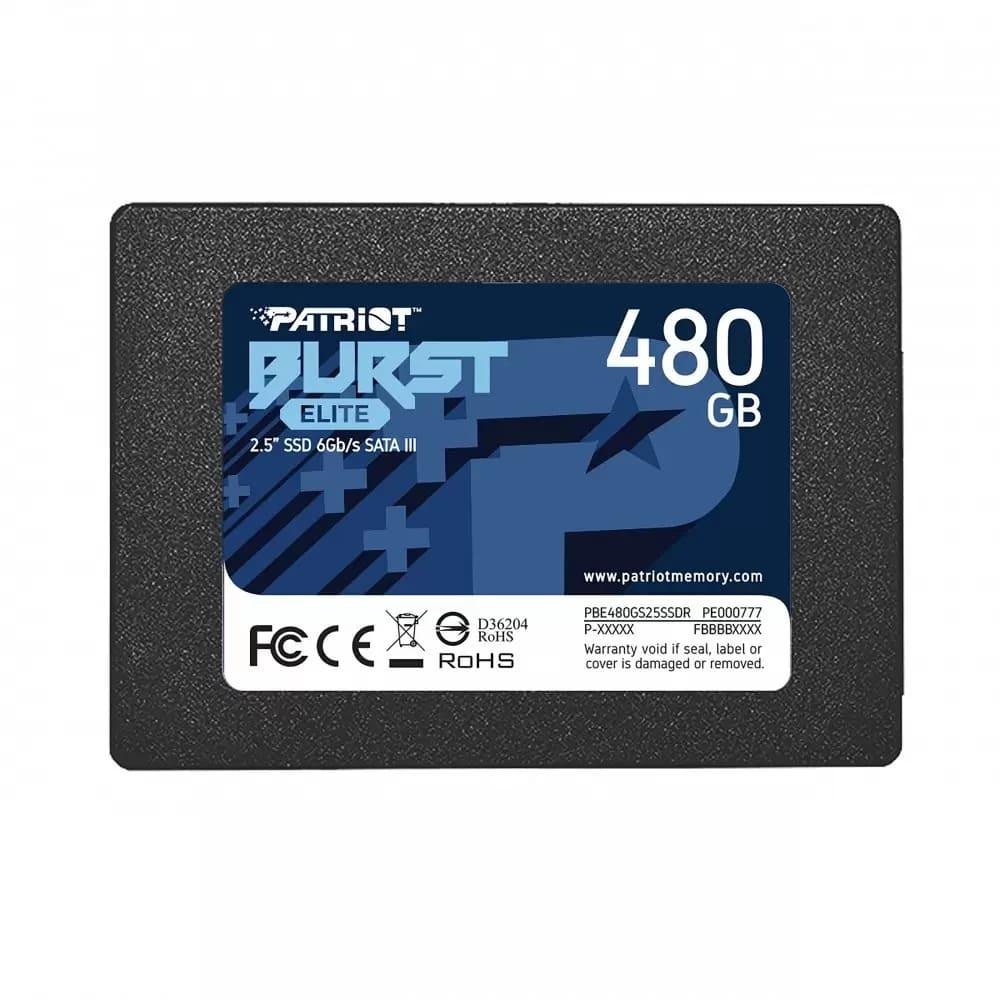 Disco solido SSD Patriot de 480GB SATA III 2.5" - DISCO DURO Y MEMORIAS 