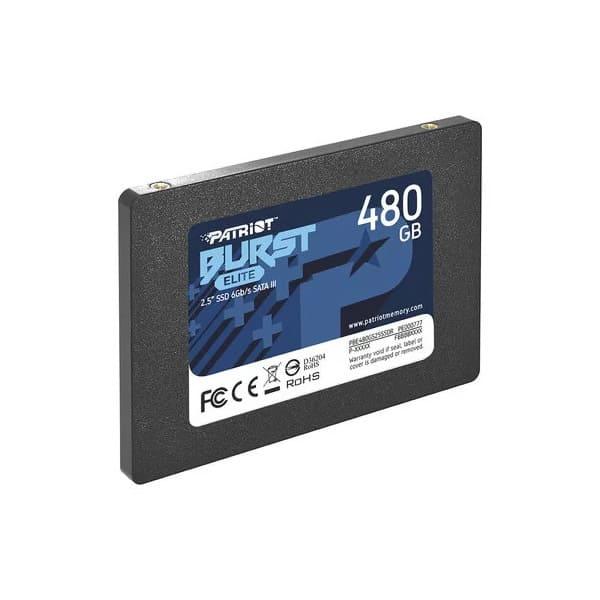 Disco solido SSD Patriot de 480GB SATA III 2.5" - DISCO DURO Y MEMORIAS 